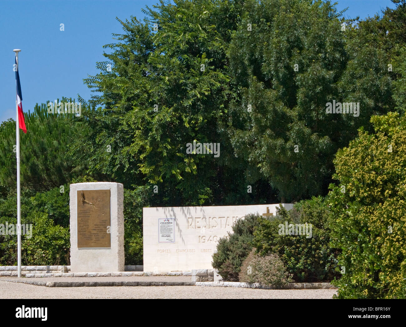 Resistance memorial La Rochelle Stock Photo