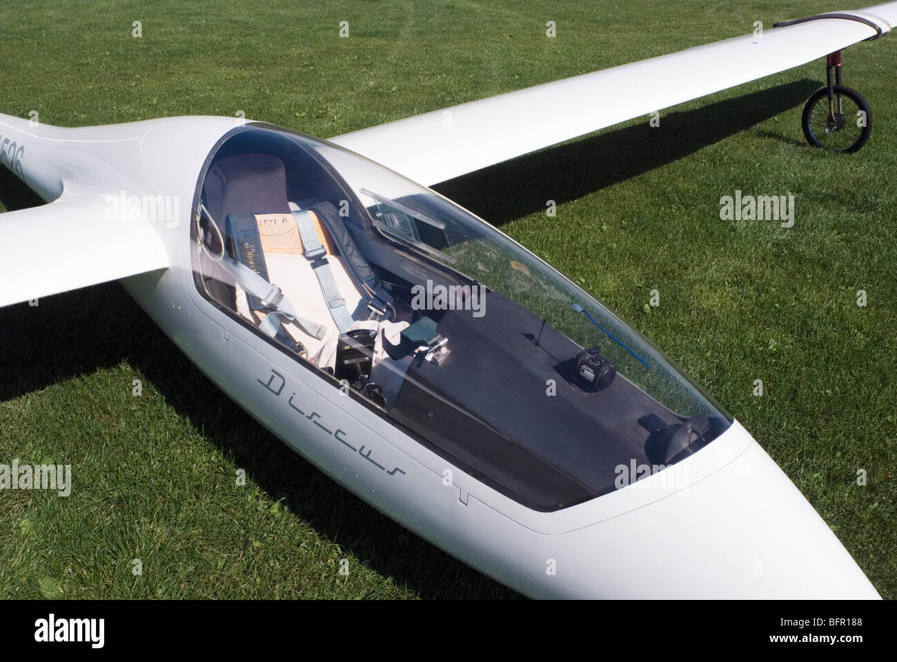 sailplane cockpit Stock Photo Alamy