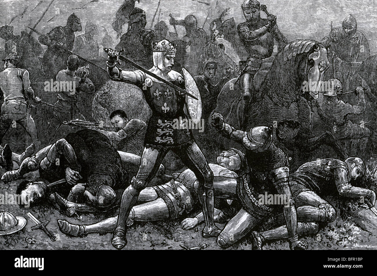 Battle of agincourt 1415 hi-res stock photography and images - Alamy