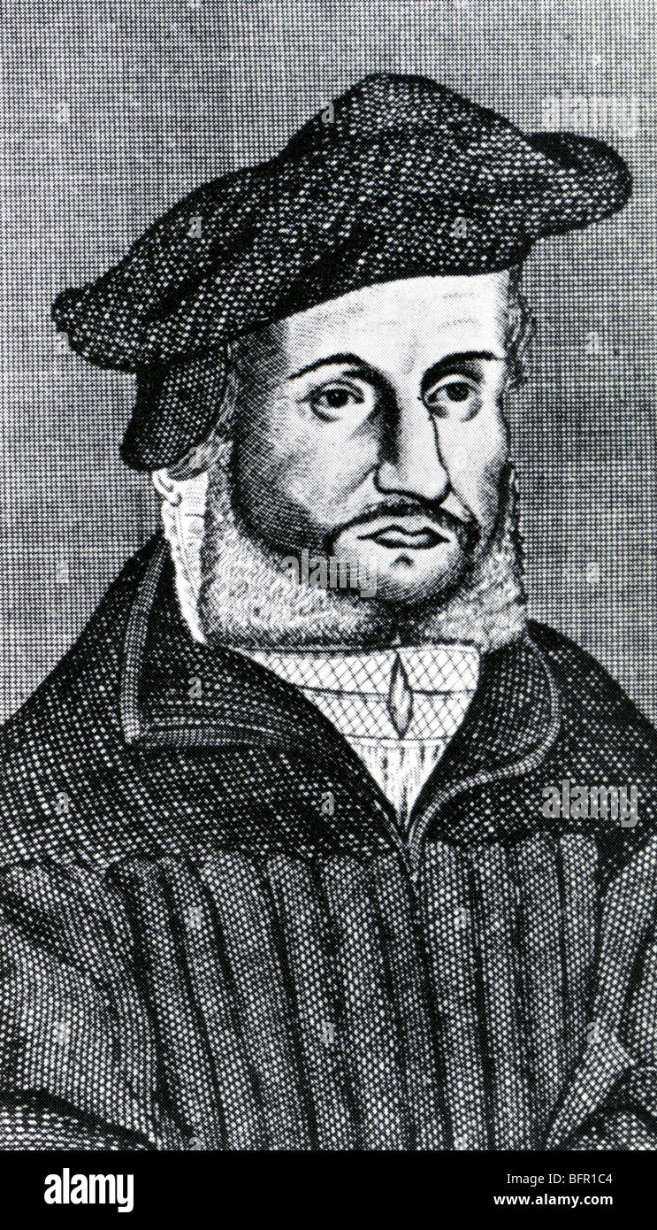 ANDREAS OSIANDER  (1498-1552)  German Lutheran theologian Stock Photo