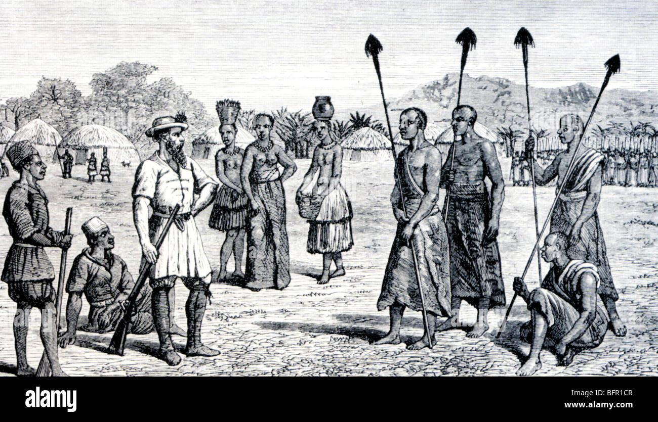 SAMUEL WHITE BAKER  (1821-93) - English explorer in Africa Stock Photo