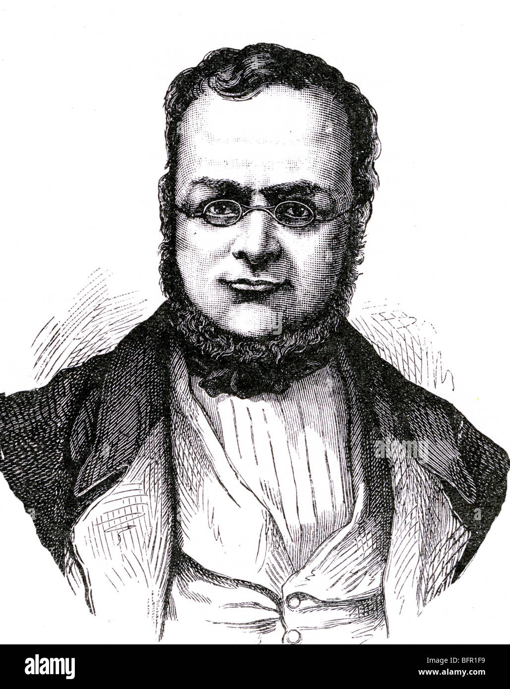 COUNT CAMILLO BENSO di CAVOUR  - Italian statesman (1810-1861) Stock Photo