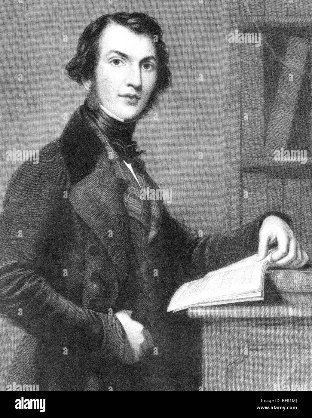 WILLIAM EWART GLADSTONE  (1809-1898)  English Liberal  politician about 1840 Stock Photo