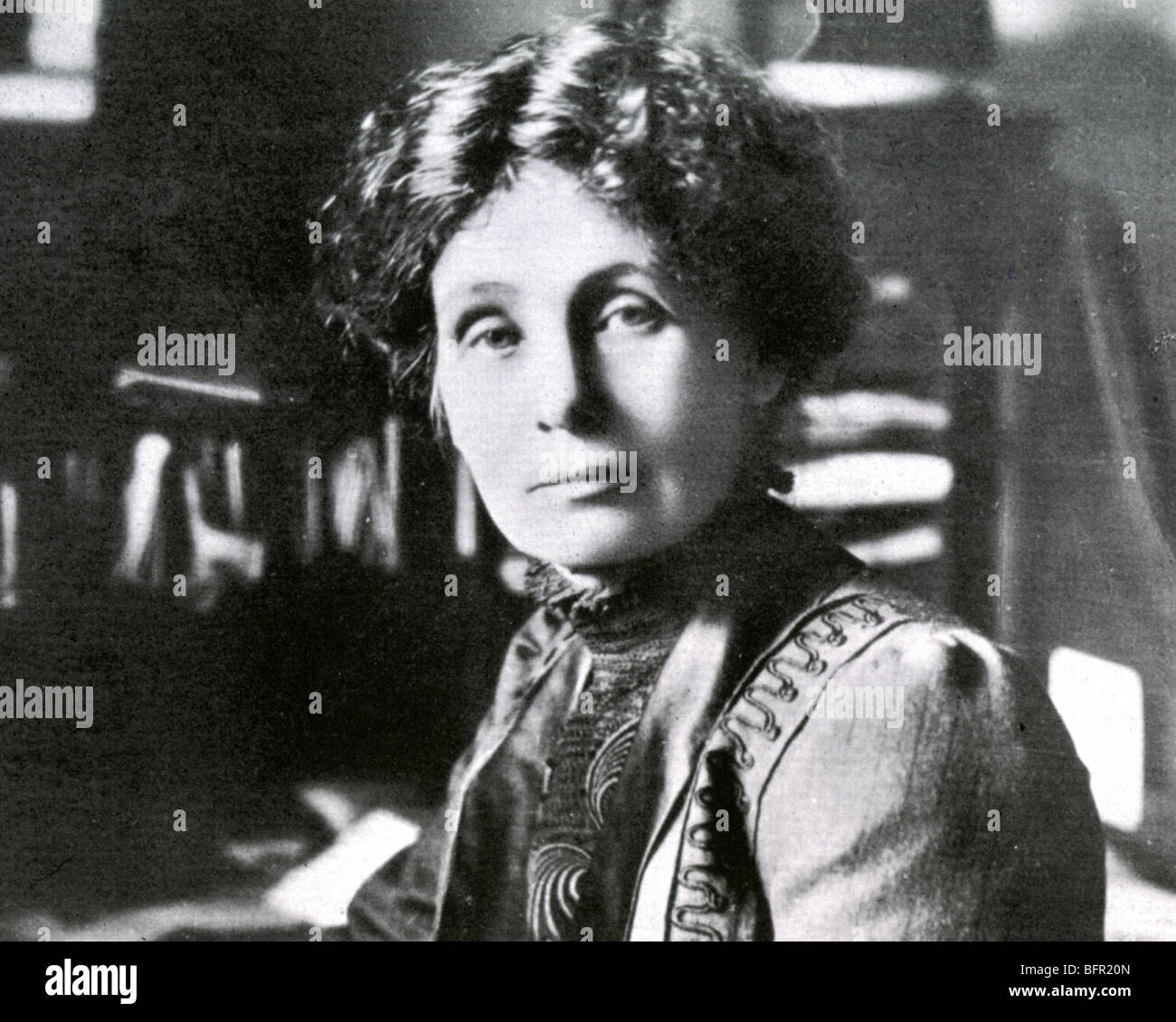 EMMELINE PANKHURST - leading English suffragette and social reformer (1857-1928) Stock Photo
