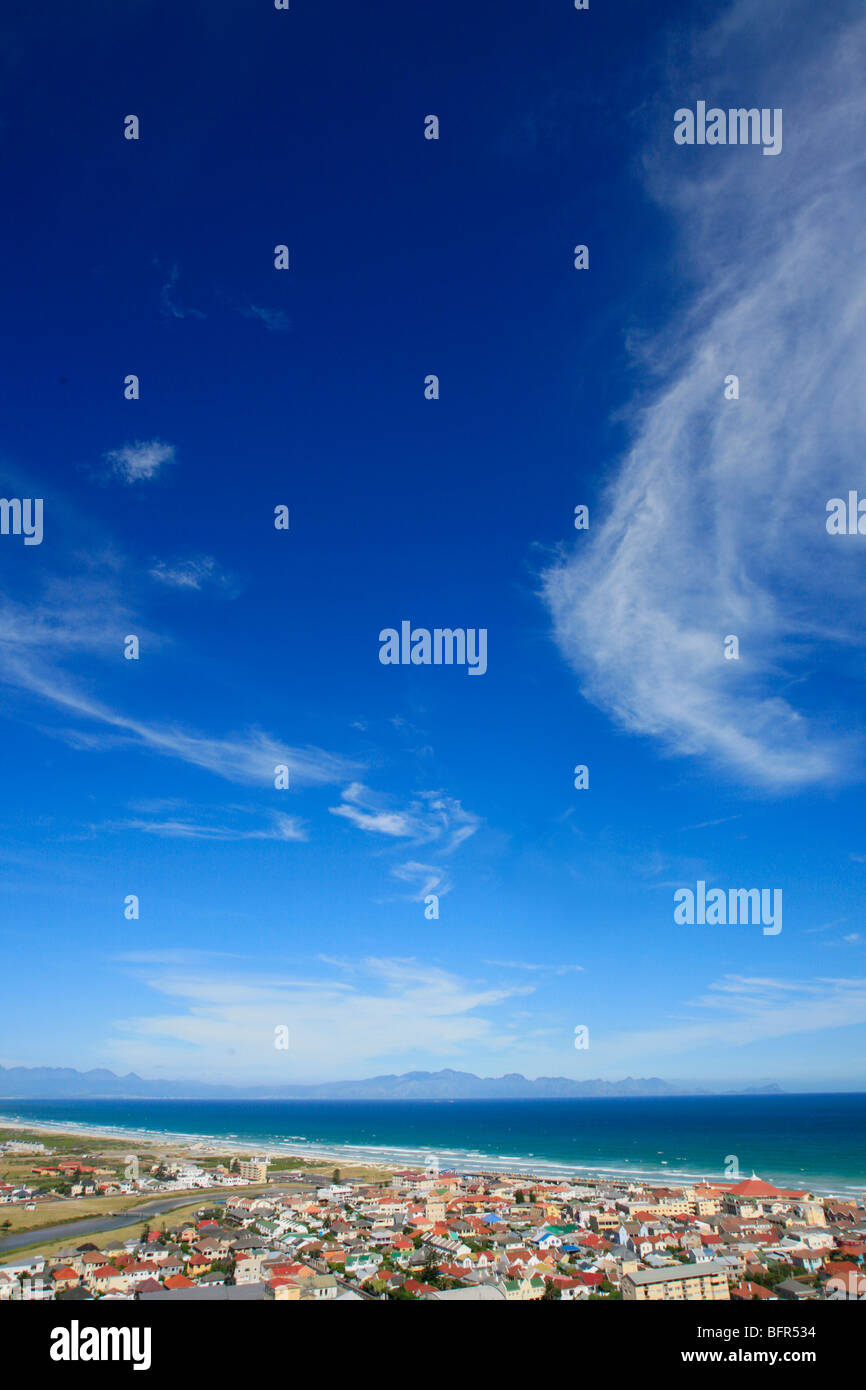 View over houses of Kalk Bay Stock Photo