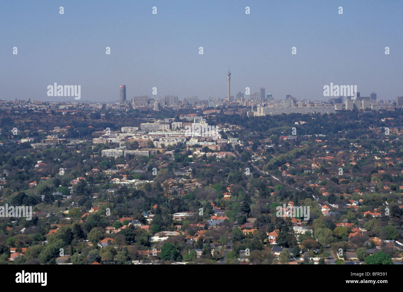 Johannesburg city skyline Stock Photo