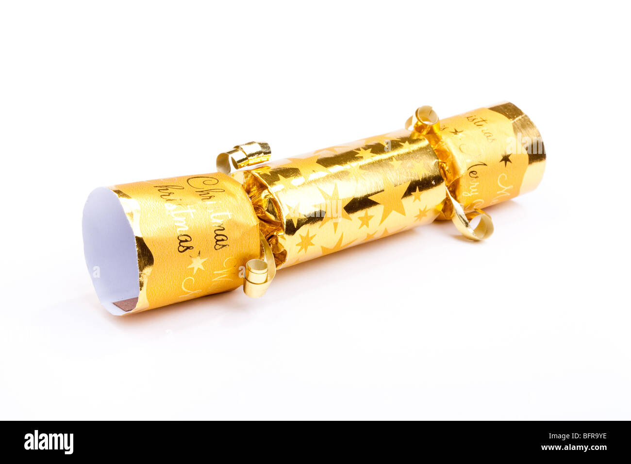 Gold christmas cracker hi-res stock photography and images - Alamy