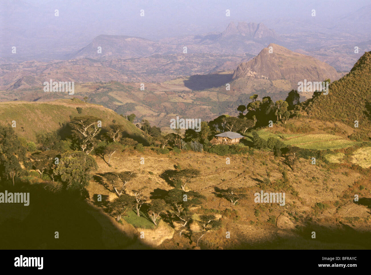 Lalibela landscape Stock Photo