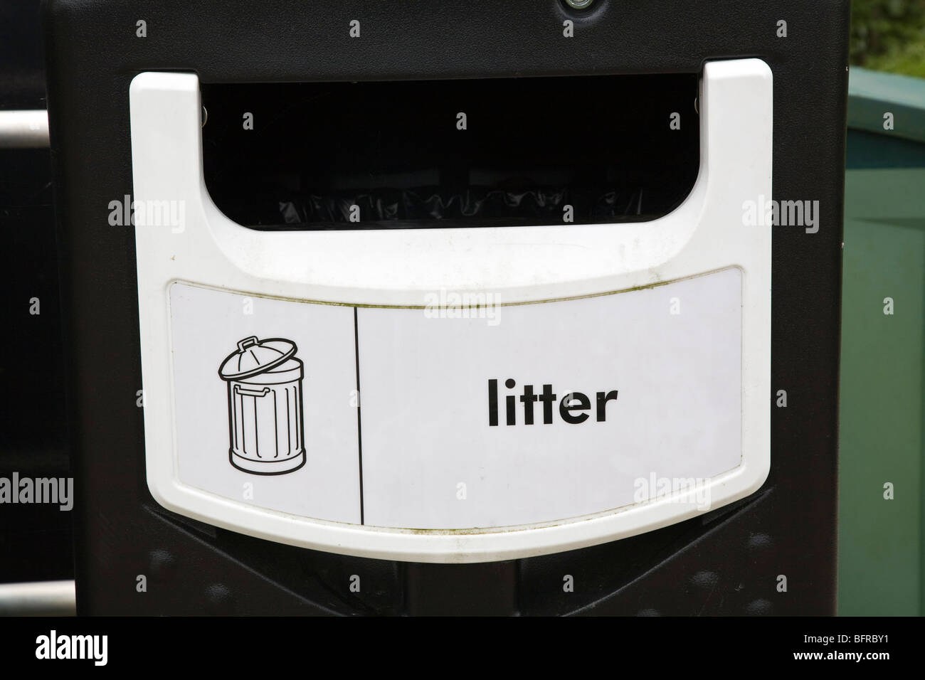 Household waste recycling bin Stock Photo Alamy