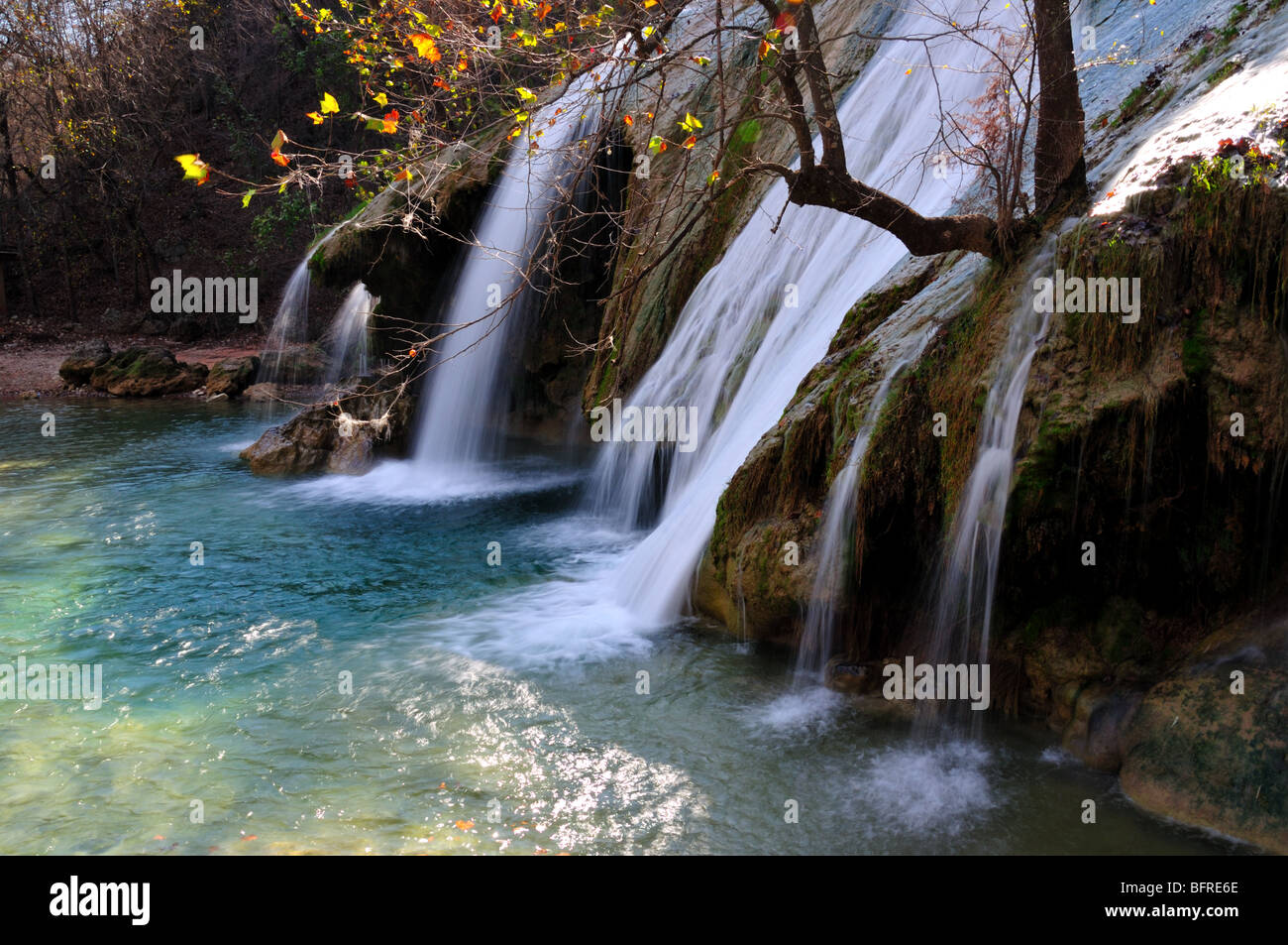 Waterfall. Turner Falls State Park. Oklahoma, USA Stock Photo Alamy