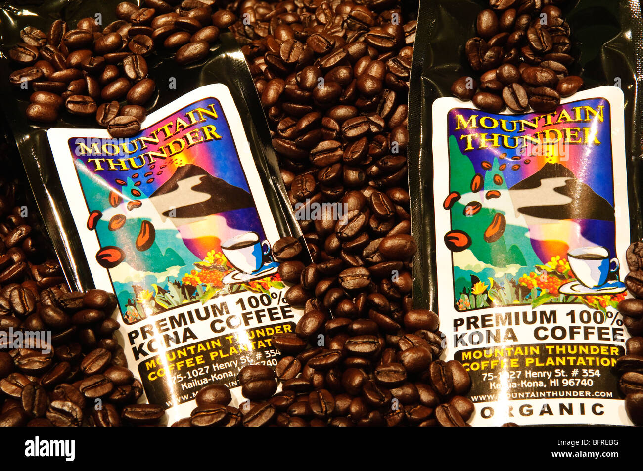 Mountain thunder coffee plantation kona hires stock photography and