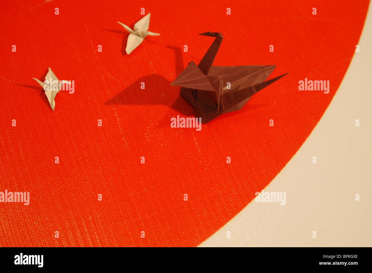 Origami, Japanese art of folding paper into decorative shapes and