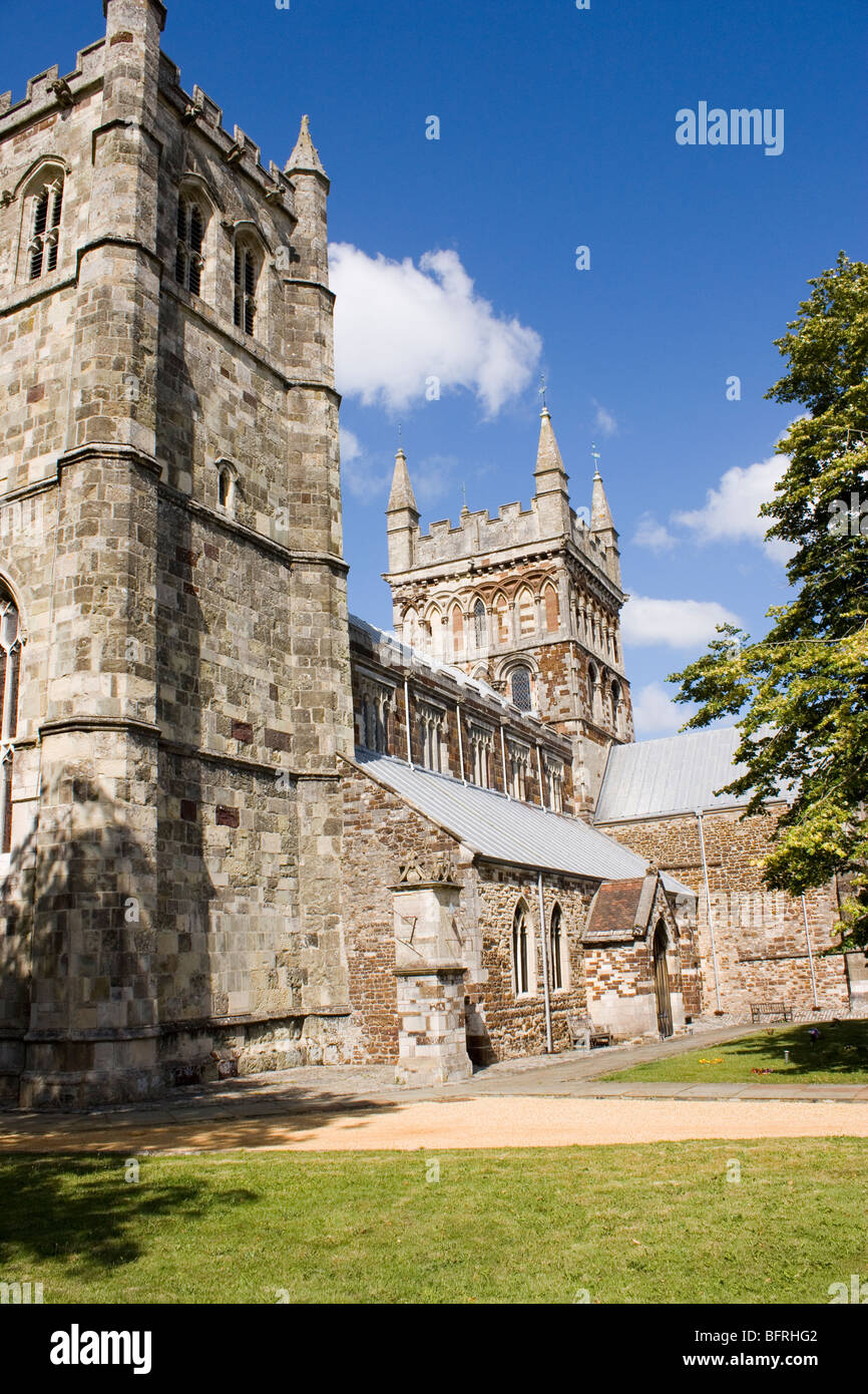 Wimborne Minster Dorset Stock Photo Alamy