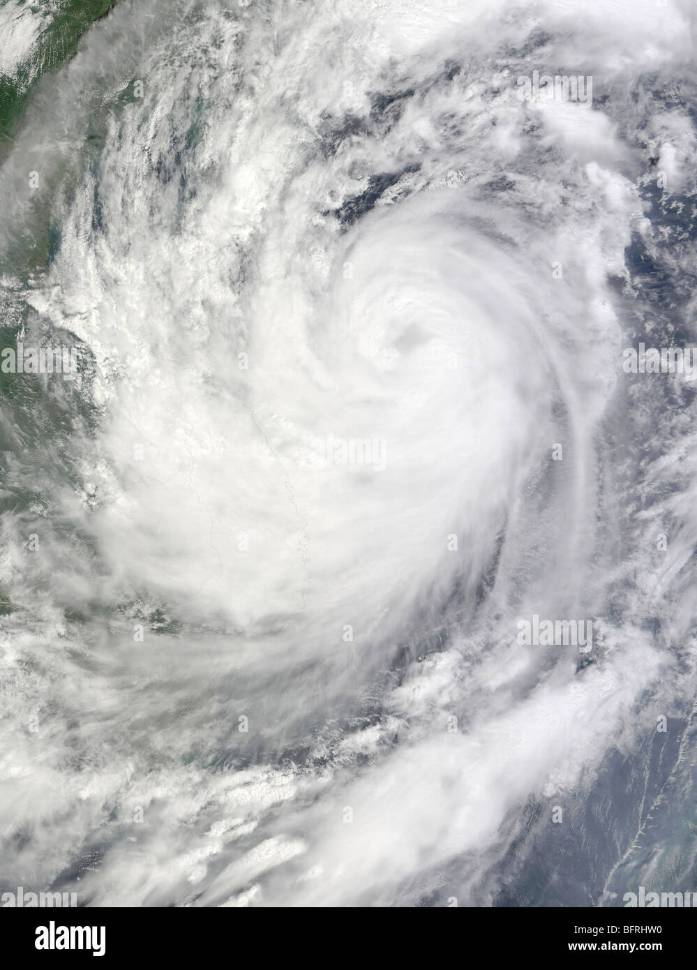 Tropical Storm Ketsana Stock Photo