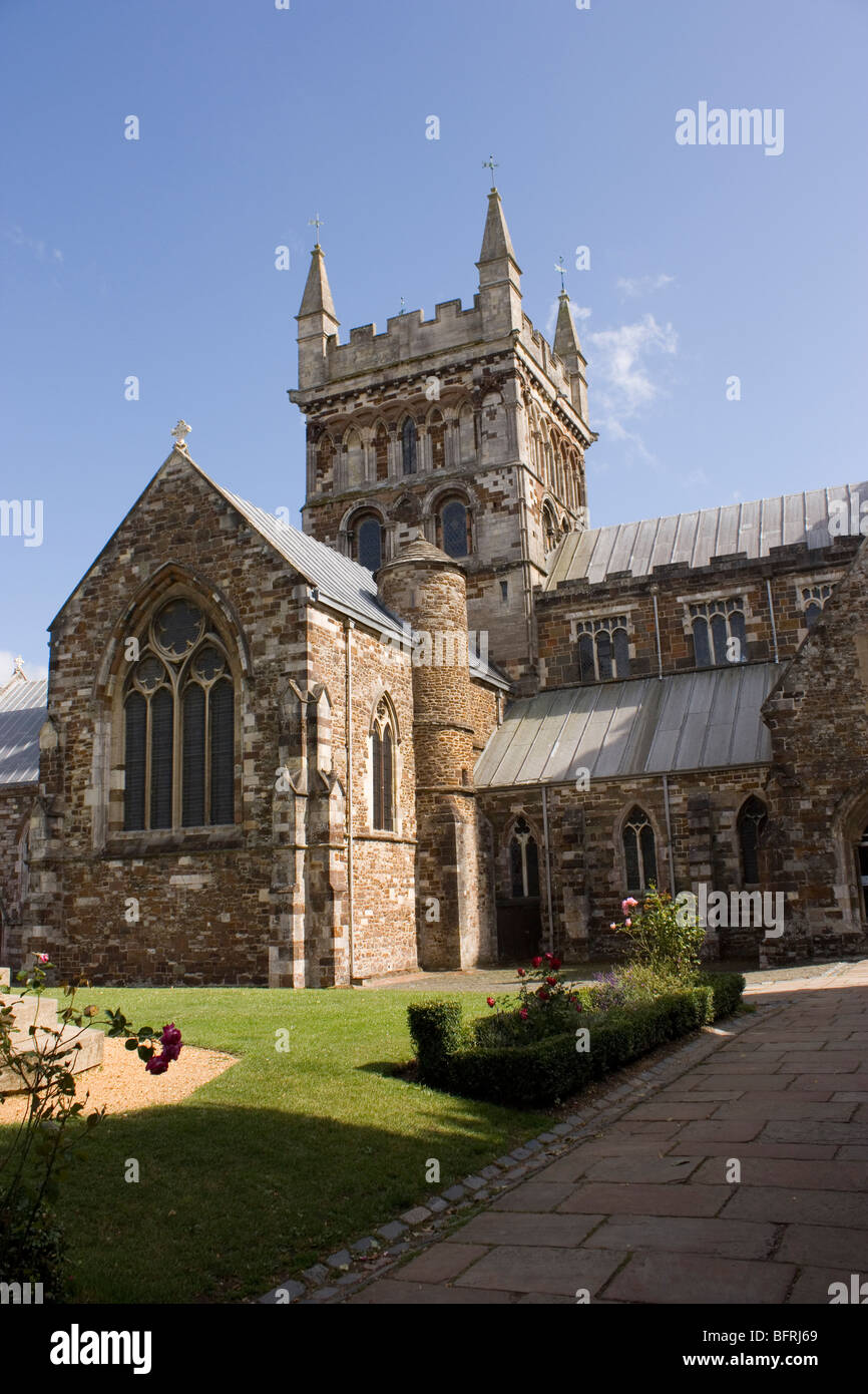 Wimborne Minster Dorset Stock Photo Alamy