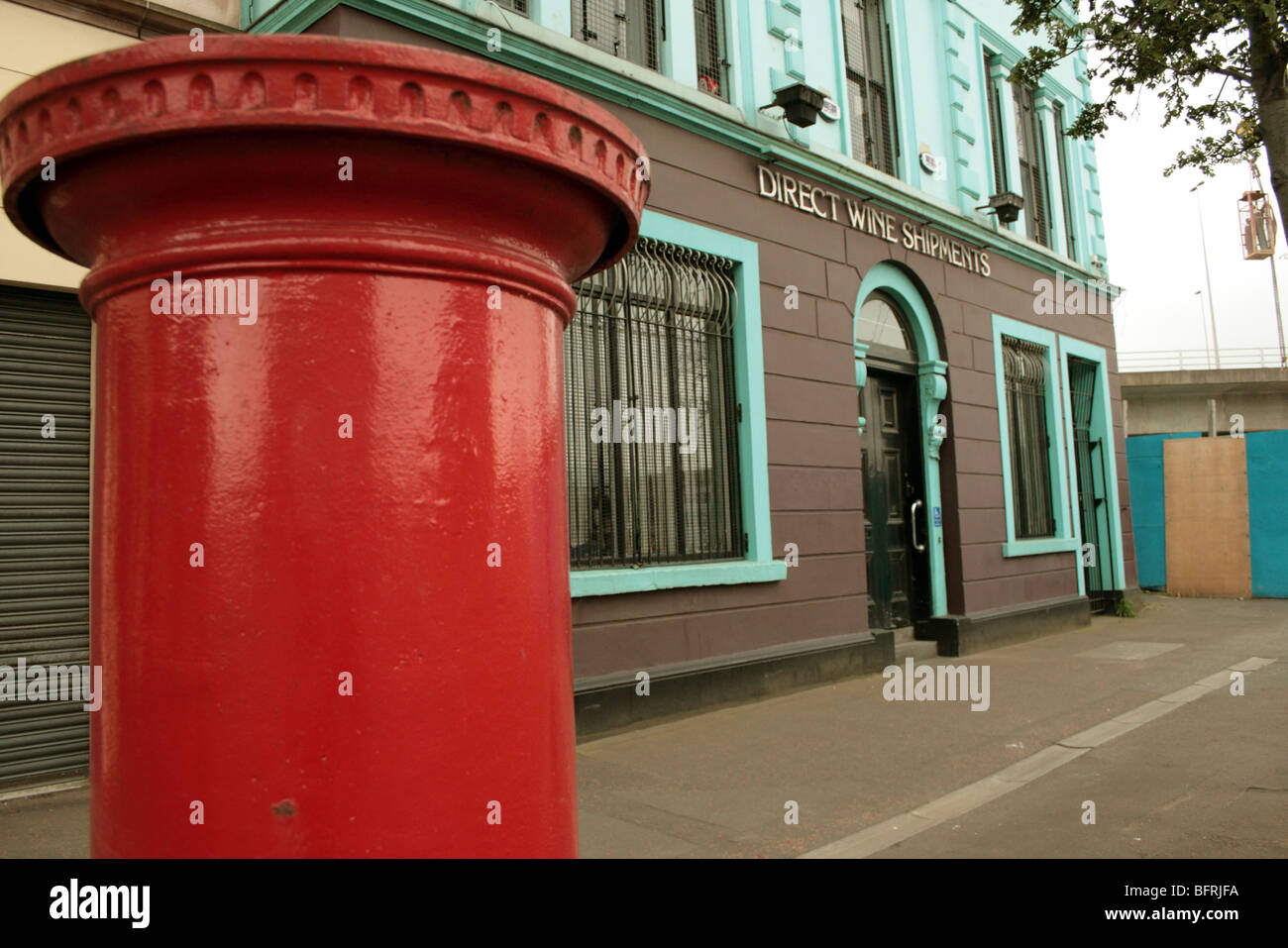 Direct wine shipments, Belfast, Northern Ireland Stock Photo Alamy