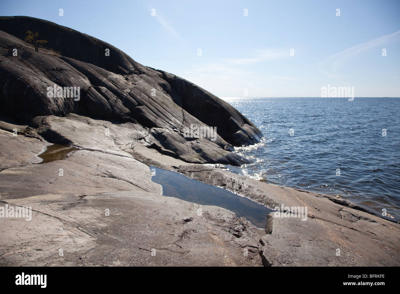 Finnish coastline Stock Photo