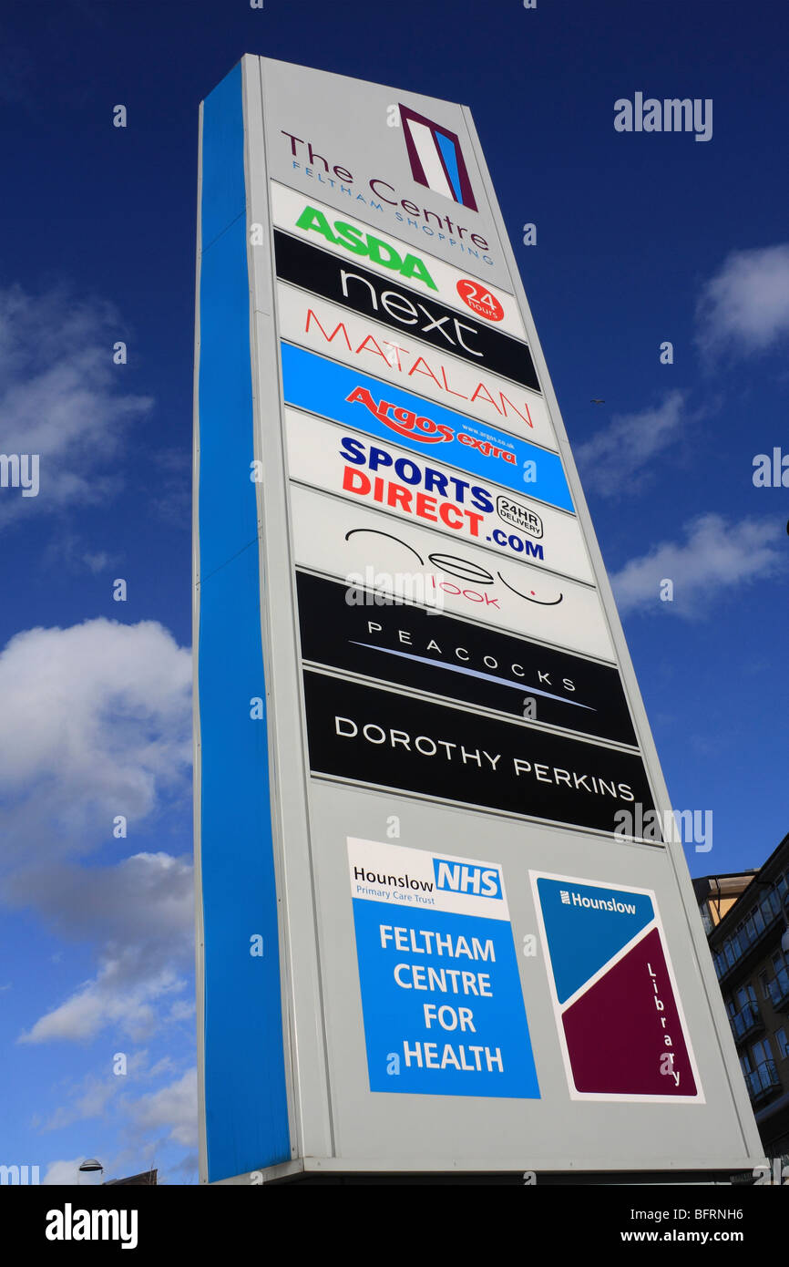 Feltham Shopping Centre West London England UK Stock Photo Alamy