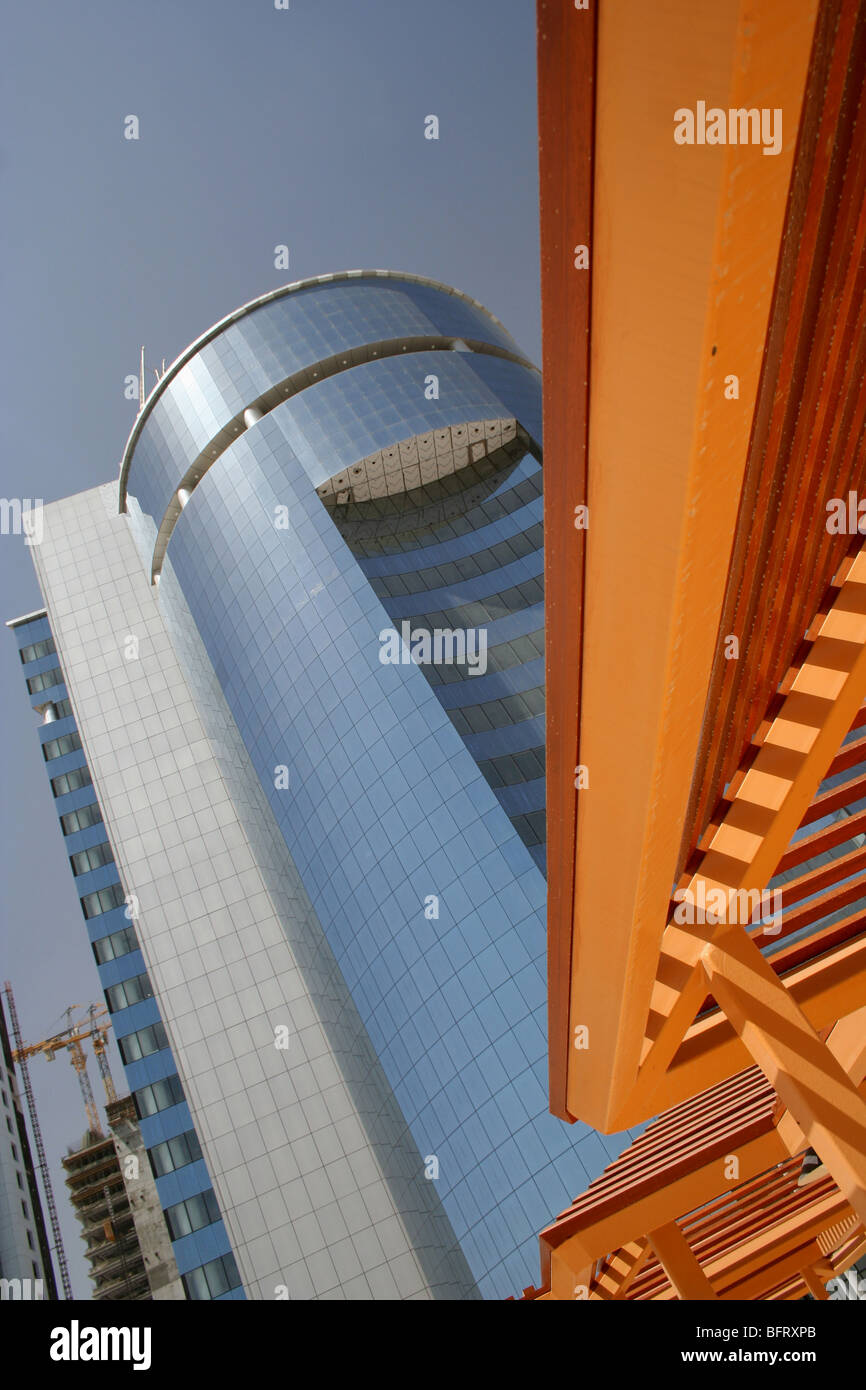 Doha Qatar Modern Architecture Building Stock Photo