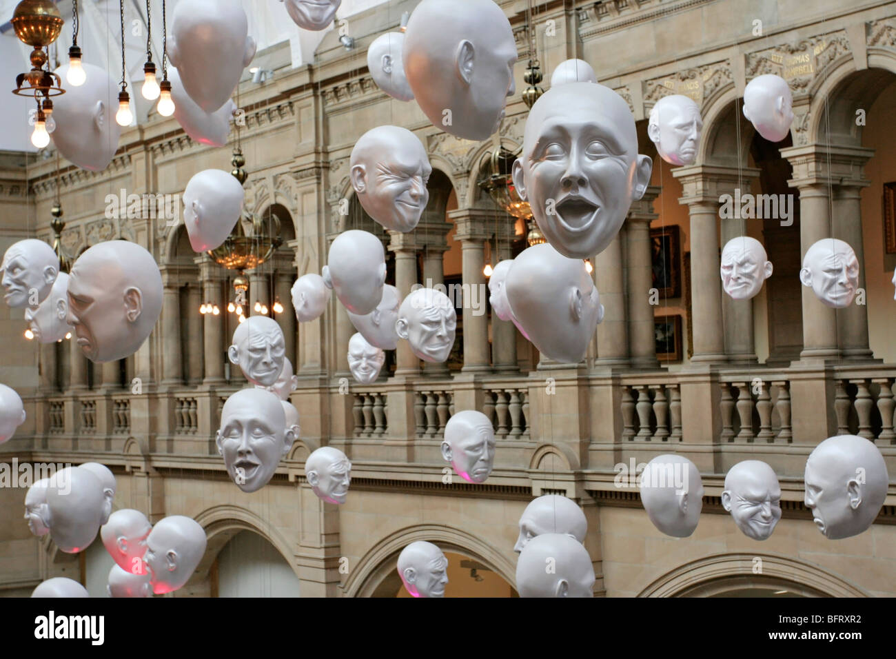 Inside Kelvingrove Art Gallery and Museum in Glasgow. Stock Photo
