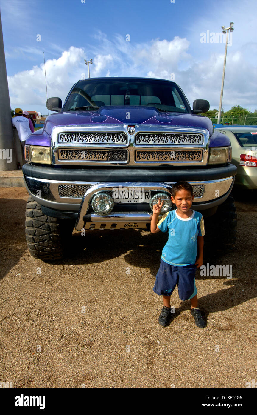 Aruba, big wheels Stock Photo Alamy