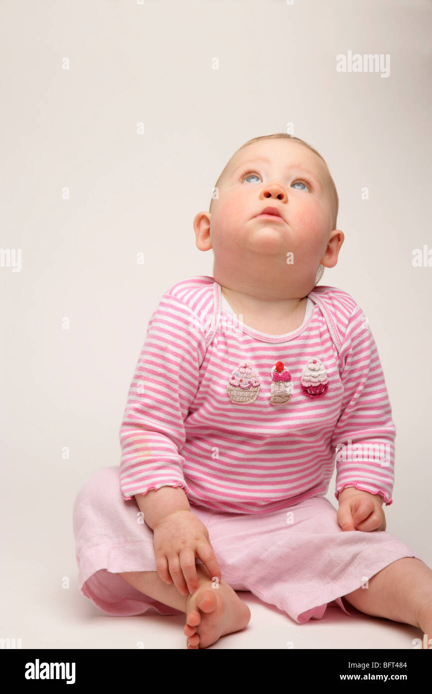 Portrait of Baby Girl Stock Photo - Alamy