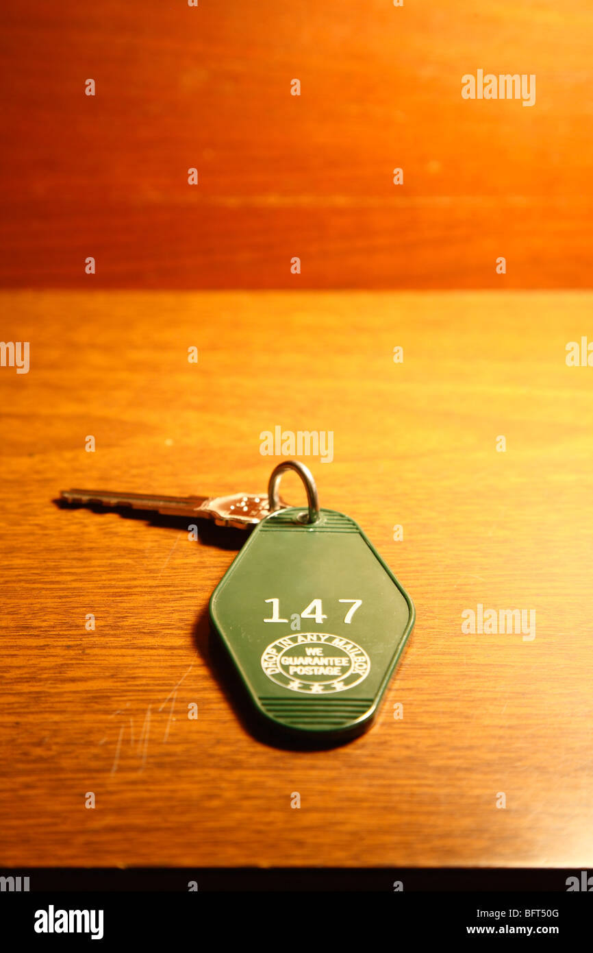 Closeup of Hotel Key Stock Photo Alamy