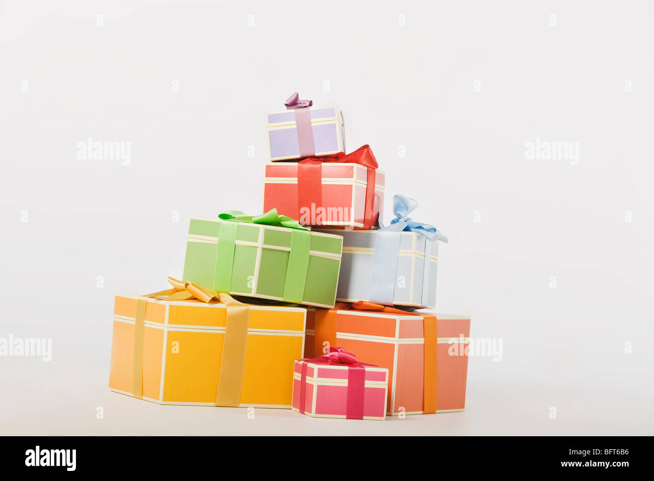 Stack of Gifts Stock Photo