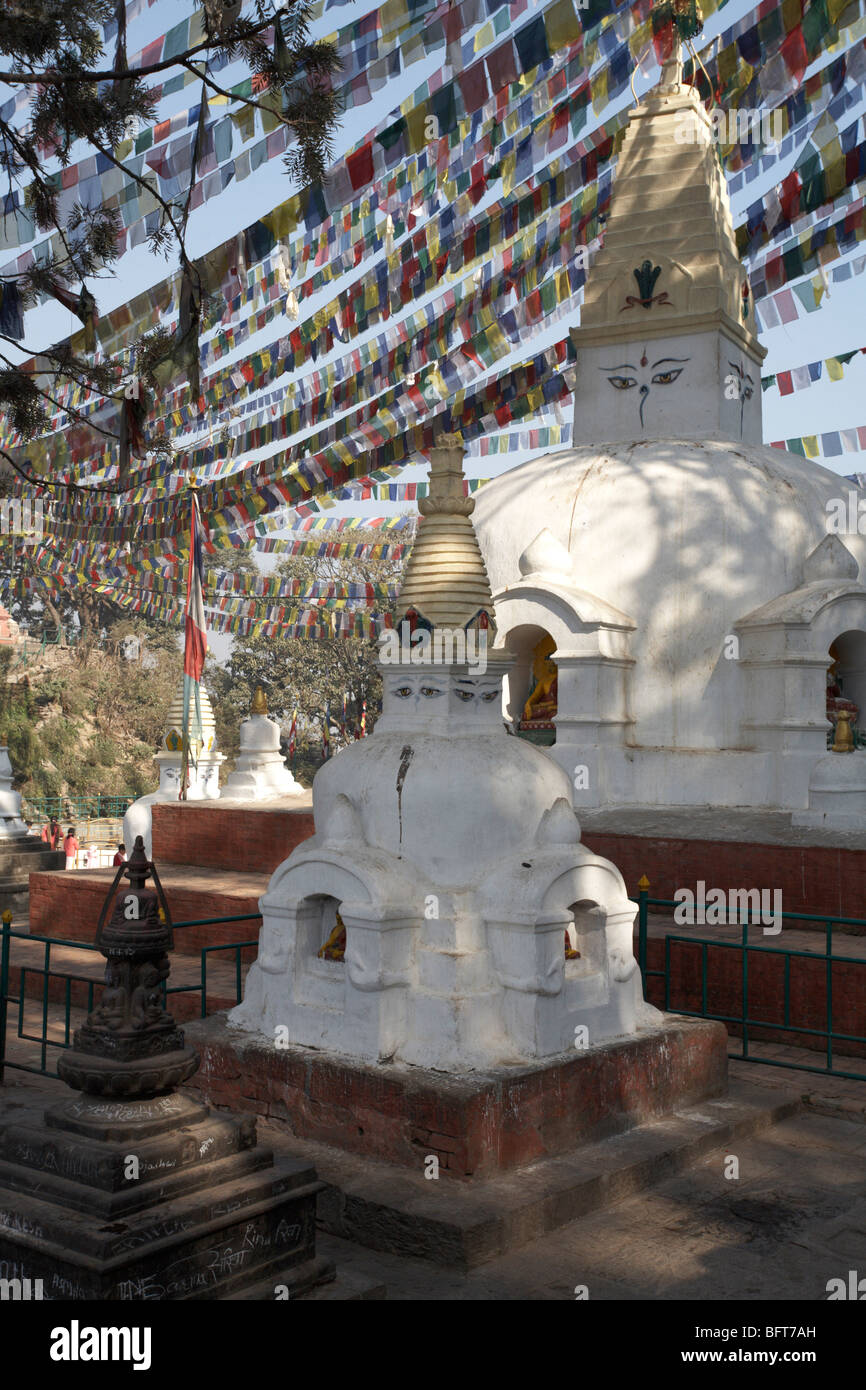 Monkey Temple, Kathmandu, Nepal Stock Photo