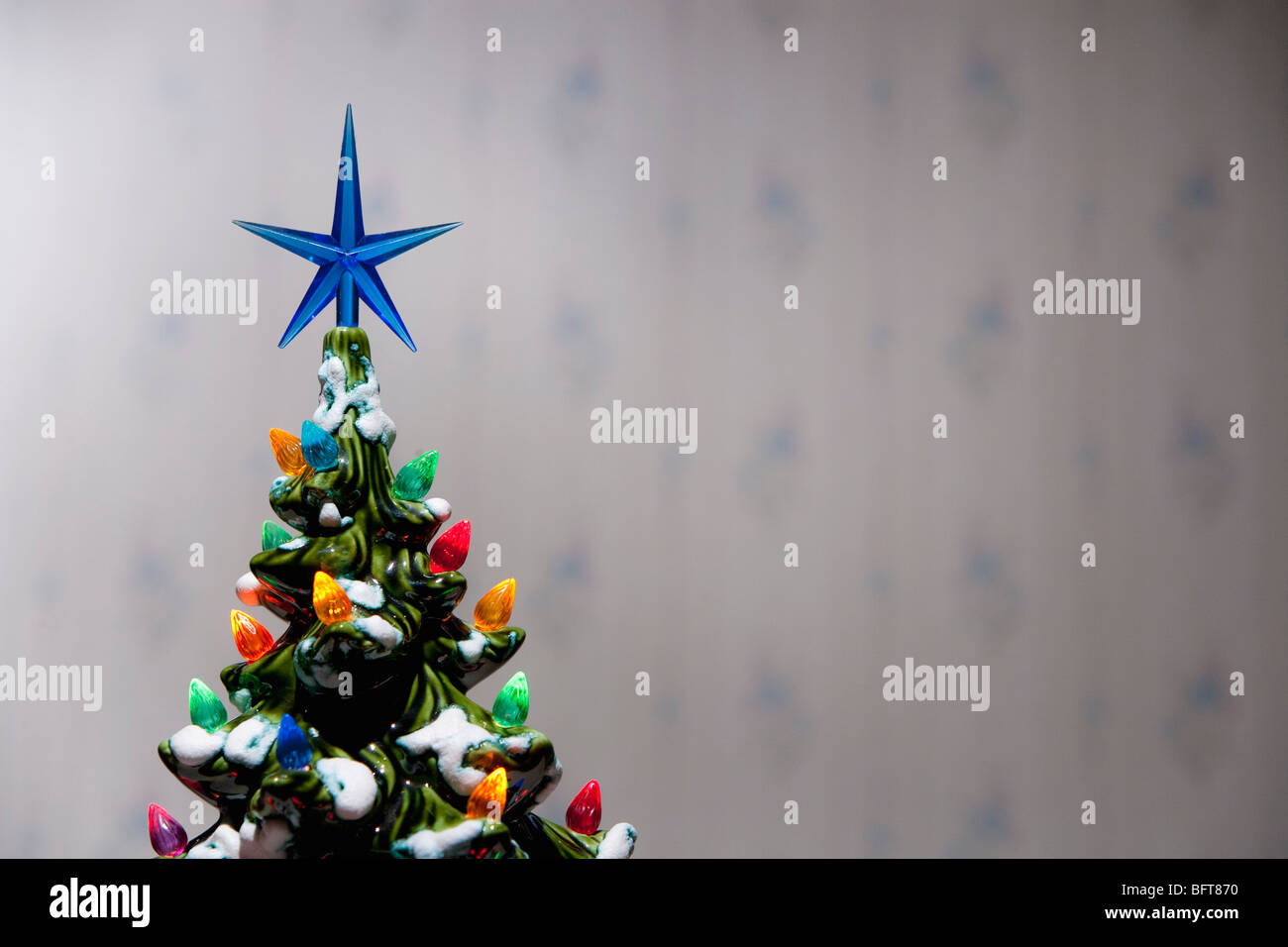 Miniature christmas tree storage