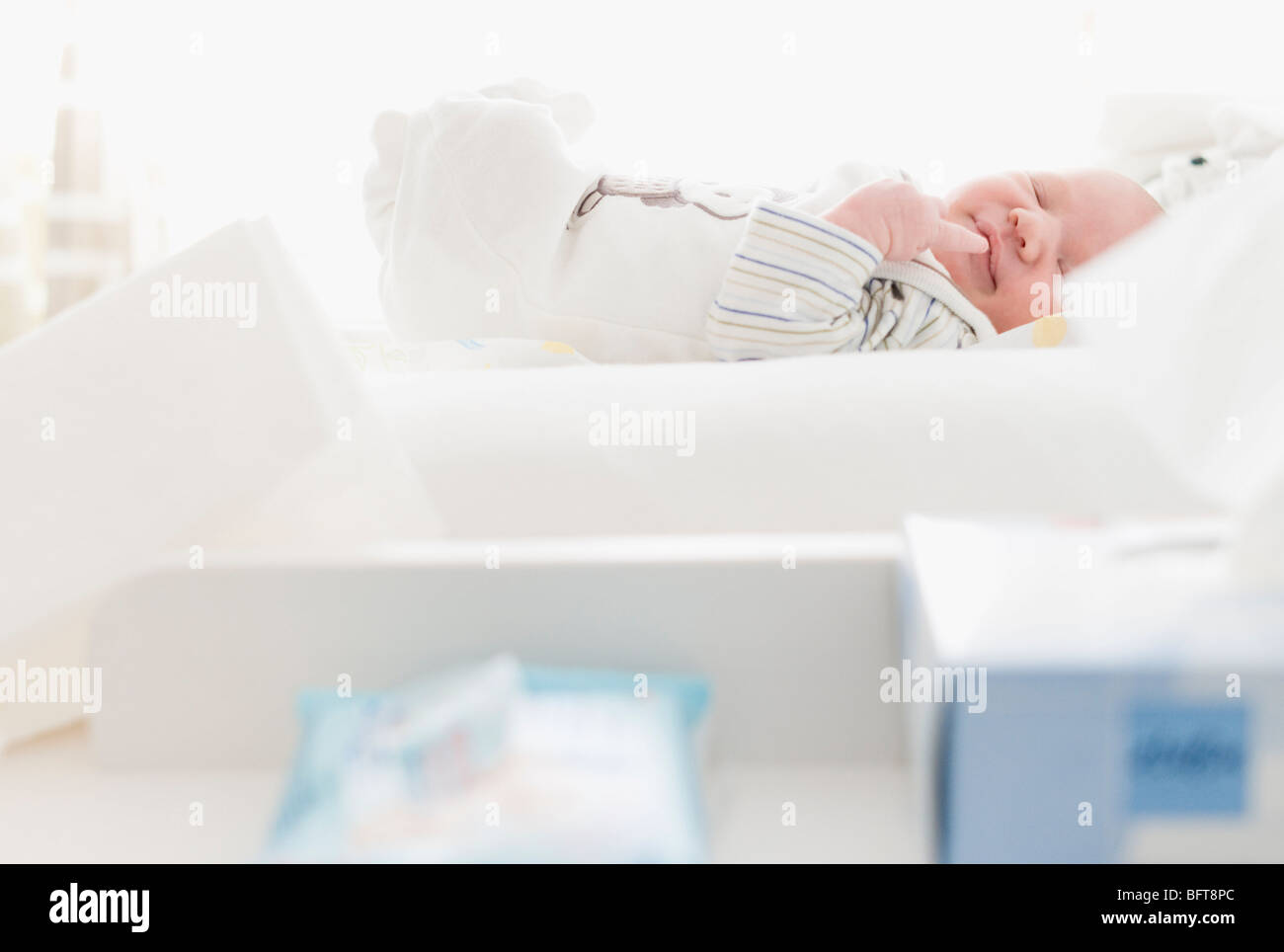 6 month old baby asleep hi-res stock photography and images - Alamy