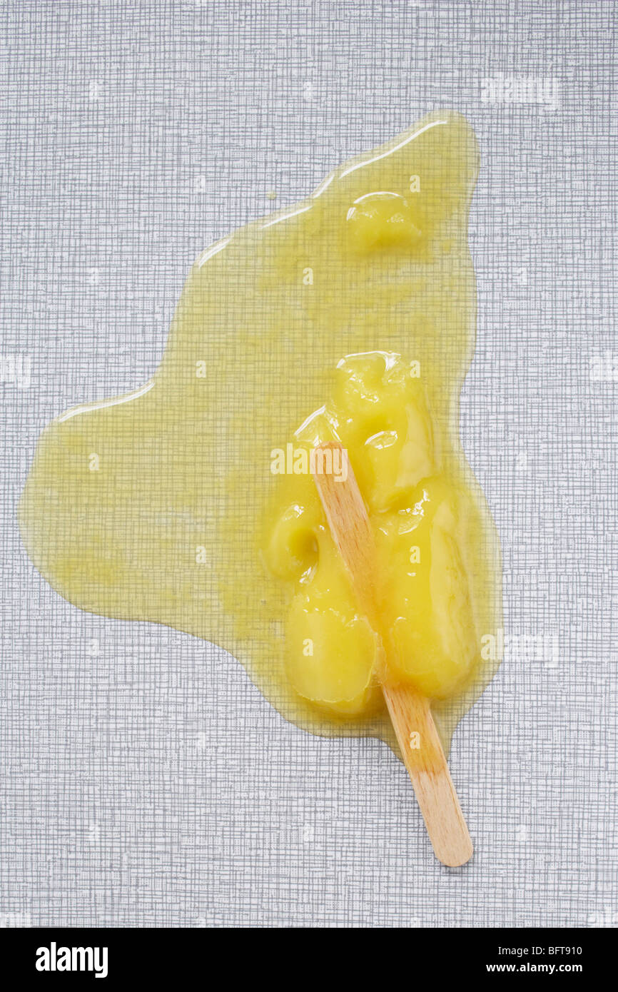Melting Popsicle Stock Photo Alamy