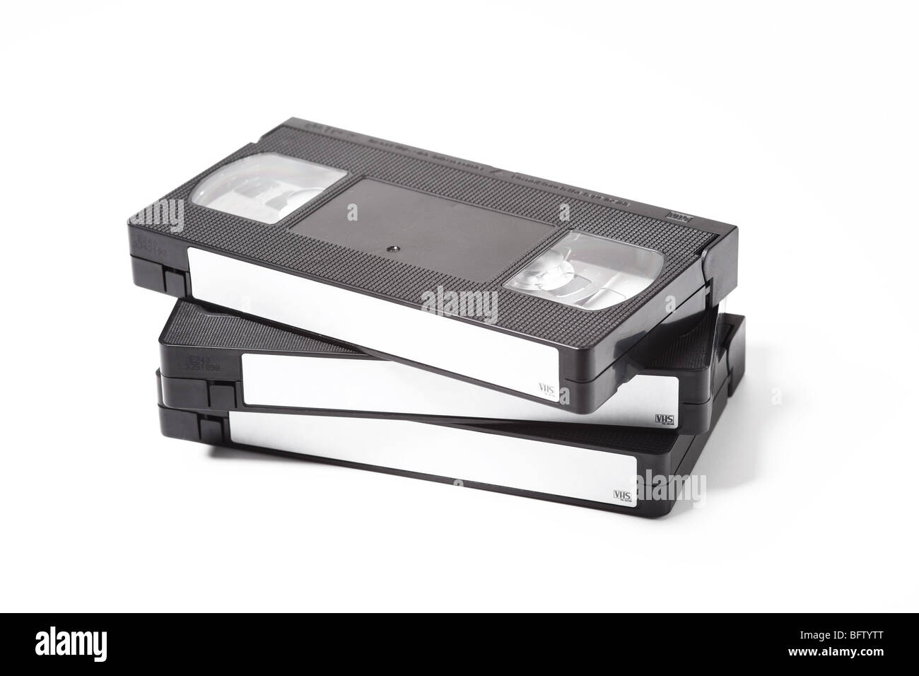 VHS VIDEO TAPE CASSETTE ON WHITE BACKGROUND Stock Photo Alamy