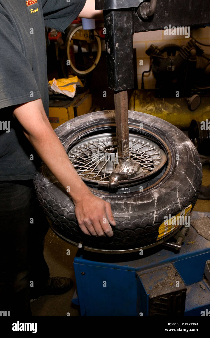 Fitting Car Tyre High Resolution Stock Photography and Images Alamy