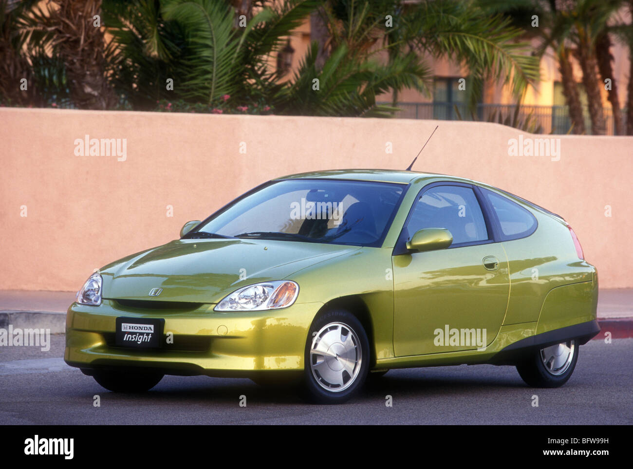1999 Honda Insight in California. Stock Photo