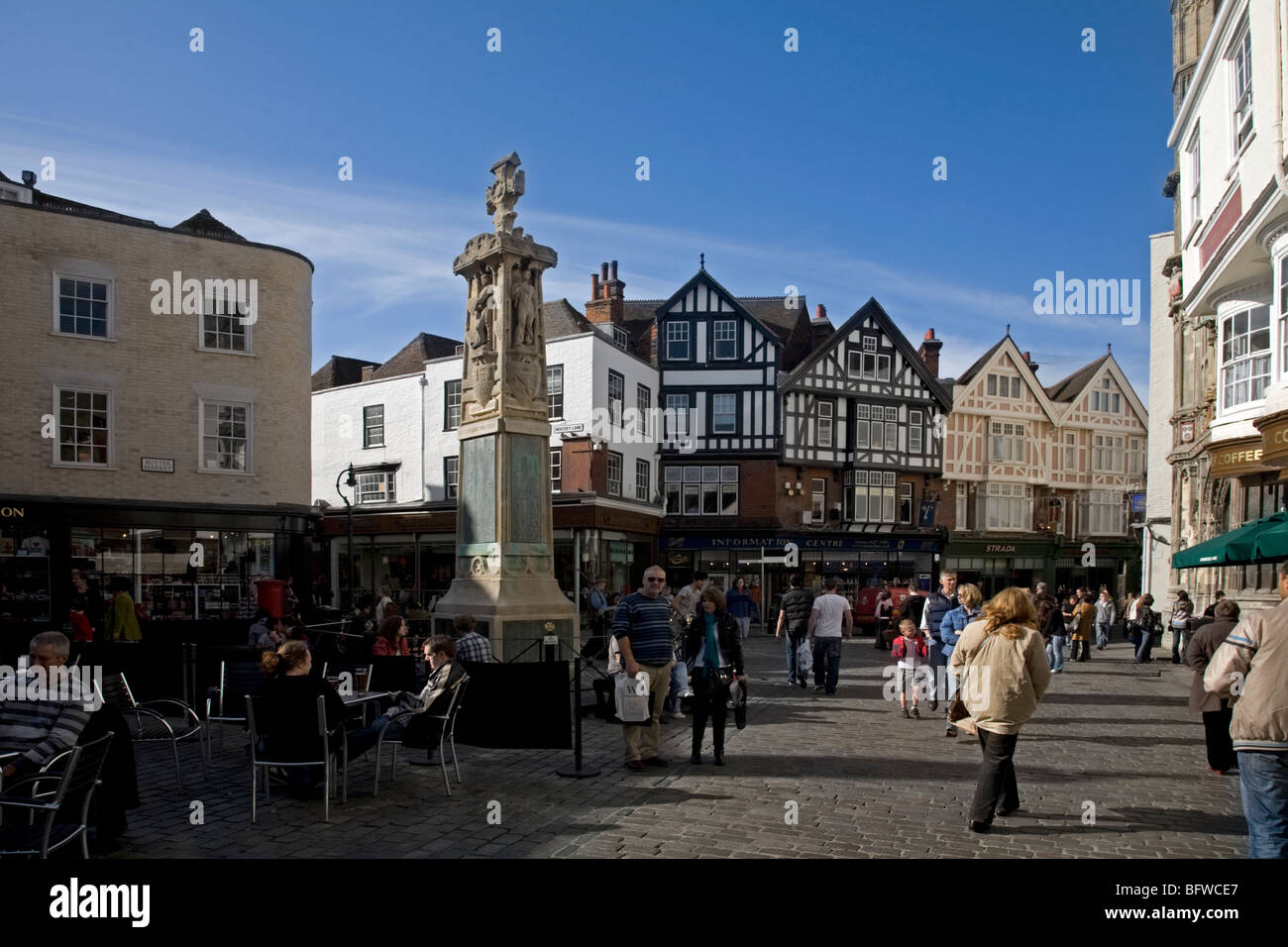 Buttermarket Canterbury Kent England Stock Photo - Alamy