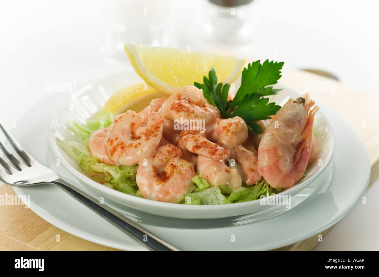 Prawn or shrimp cocktail Stock Photo Alamy