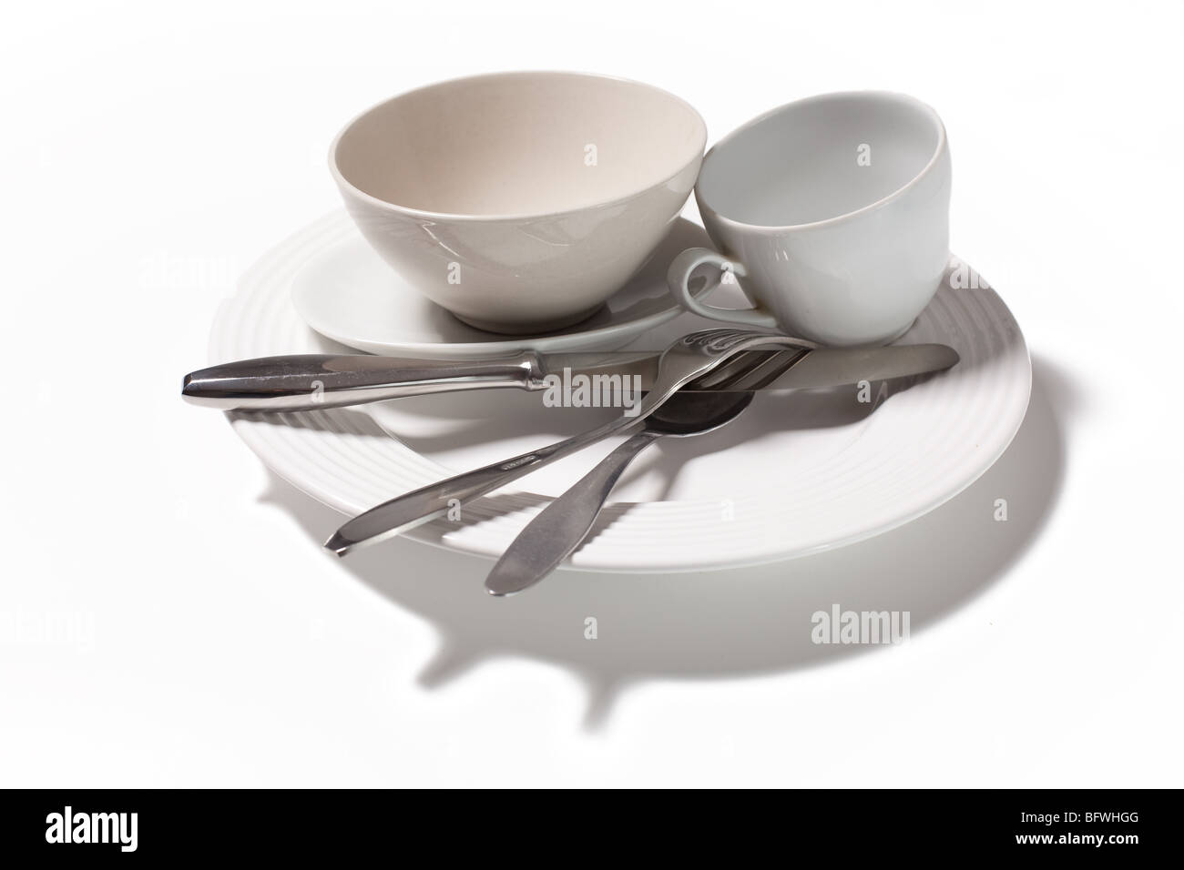 kitchenware isolated on white background Stock Photo