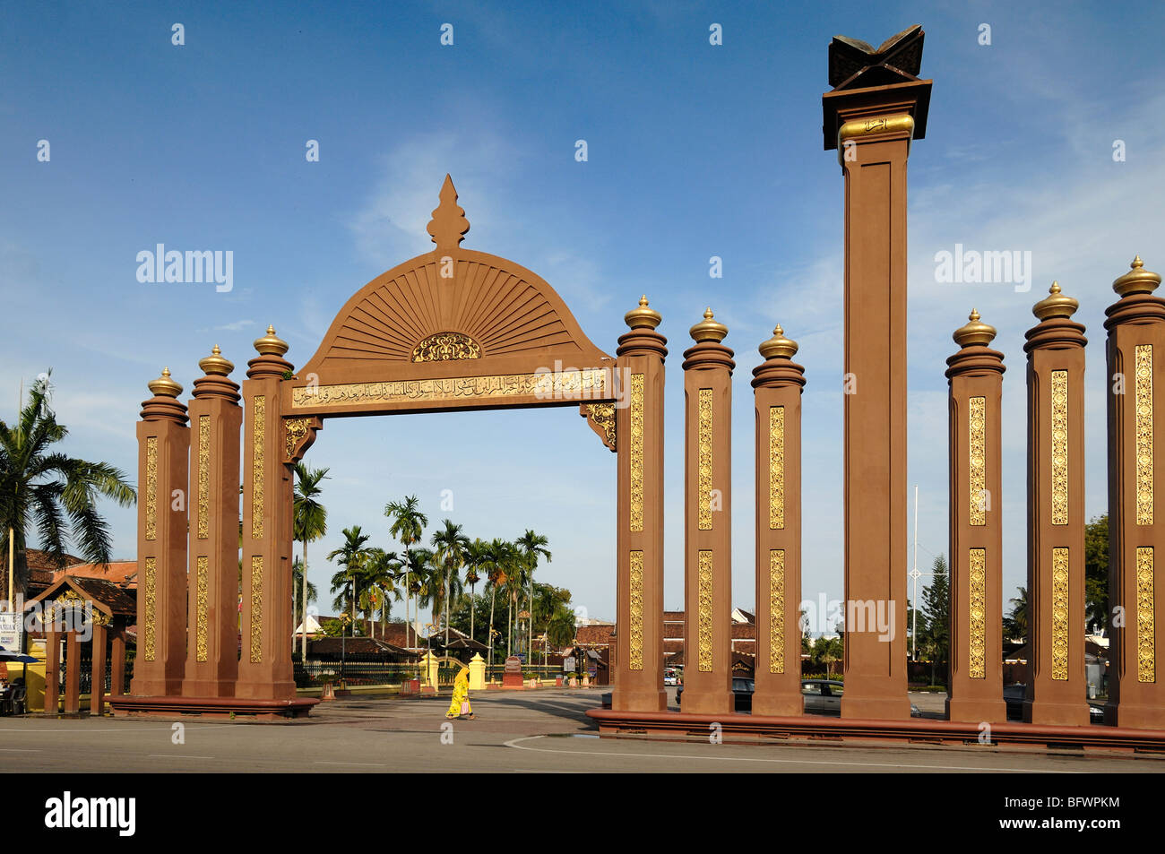 Sultan Ismail Petra Arch, City Gate, Town Gate, Archway or Modern City