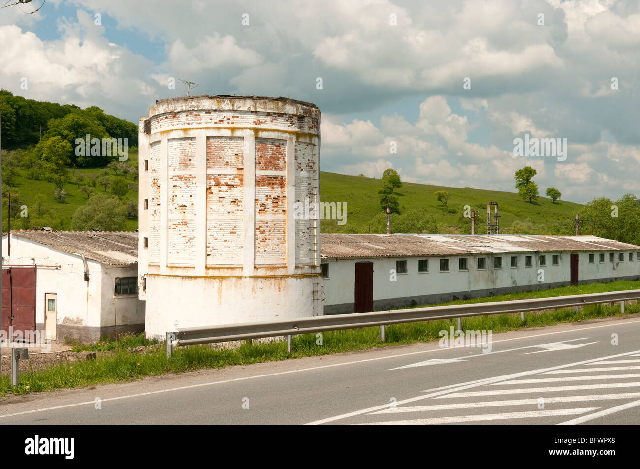 Factory in Rupea Romania Eastern Europe Stock Photo