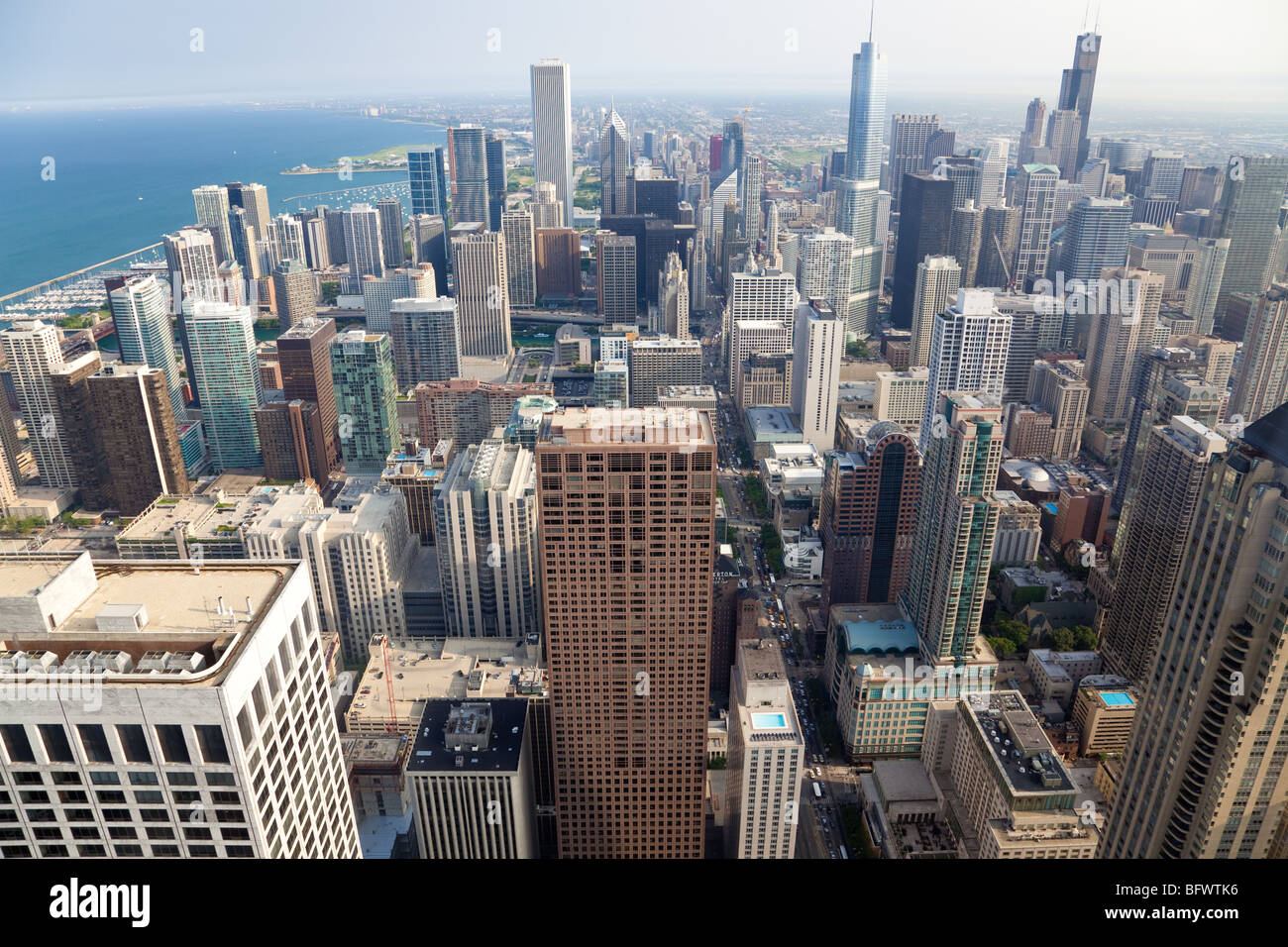 View from John Hancock Tower Stock Photo