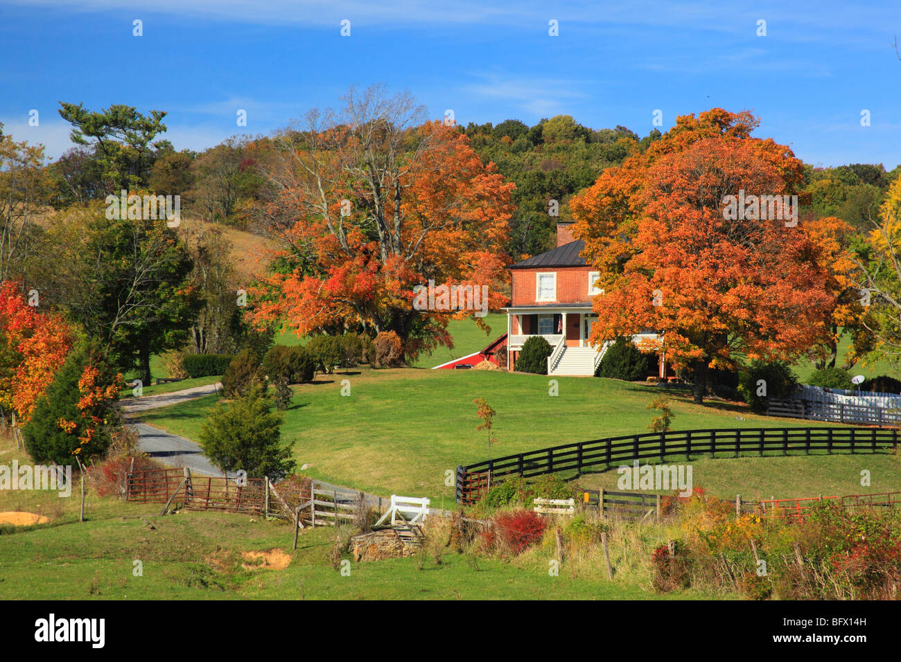 Farm near mckinley in augusta county virginia stock photo alamy