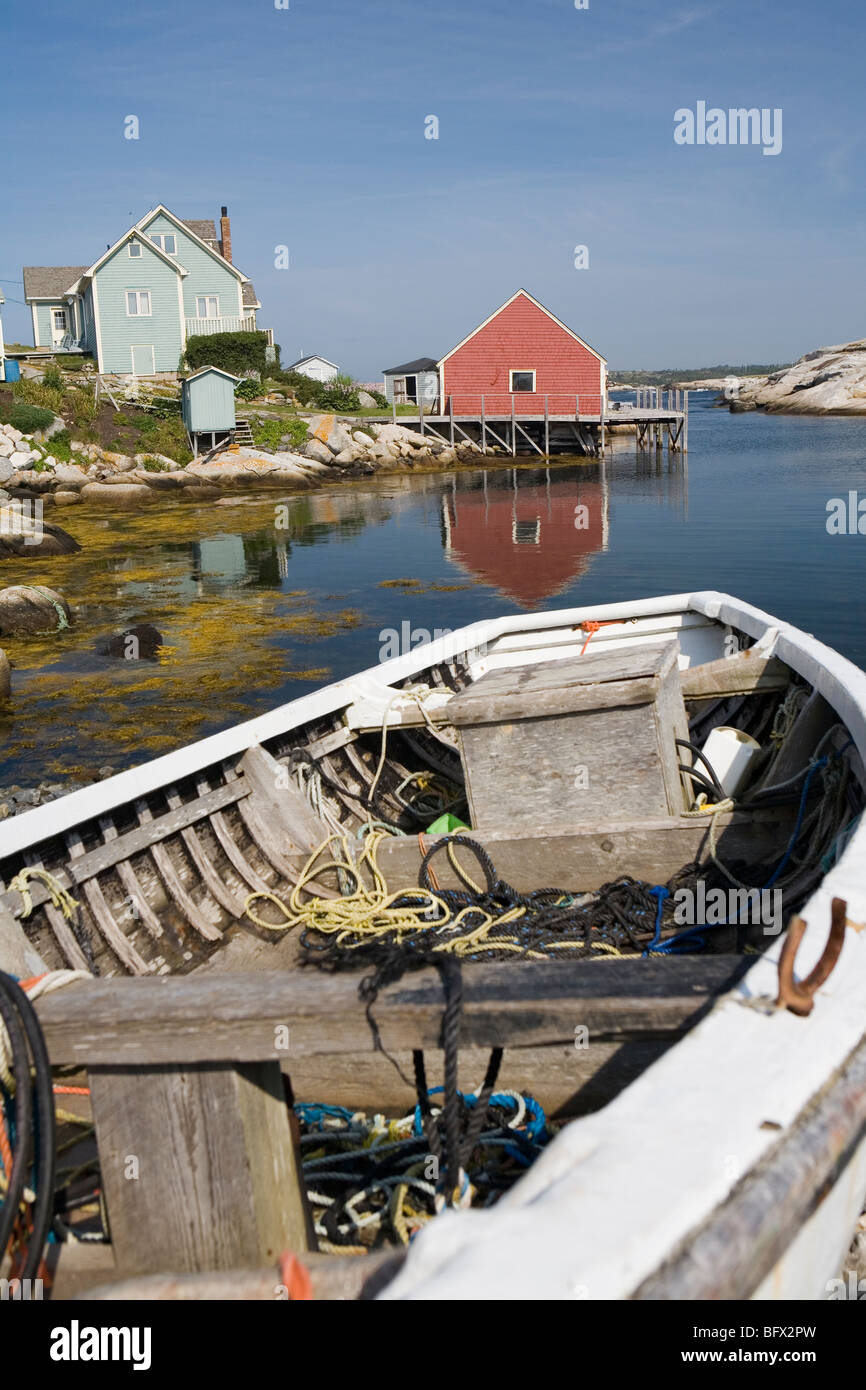 Peggy's Cove harbour Stock Photo Alamy