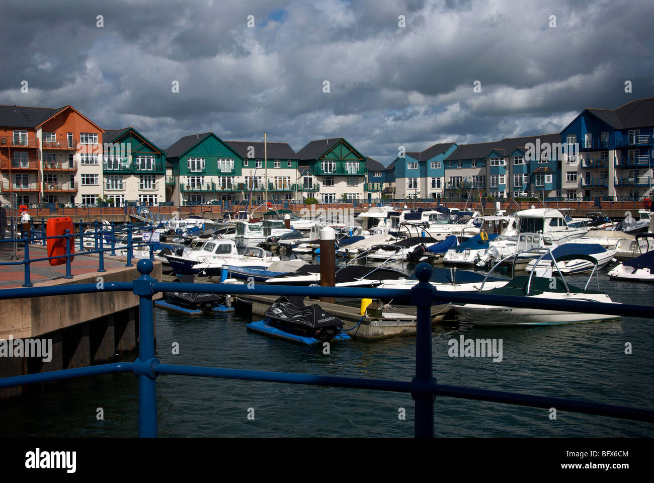 Exmouth Devon UK Harbour Harbor Marina Stock Photo Alamy