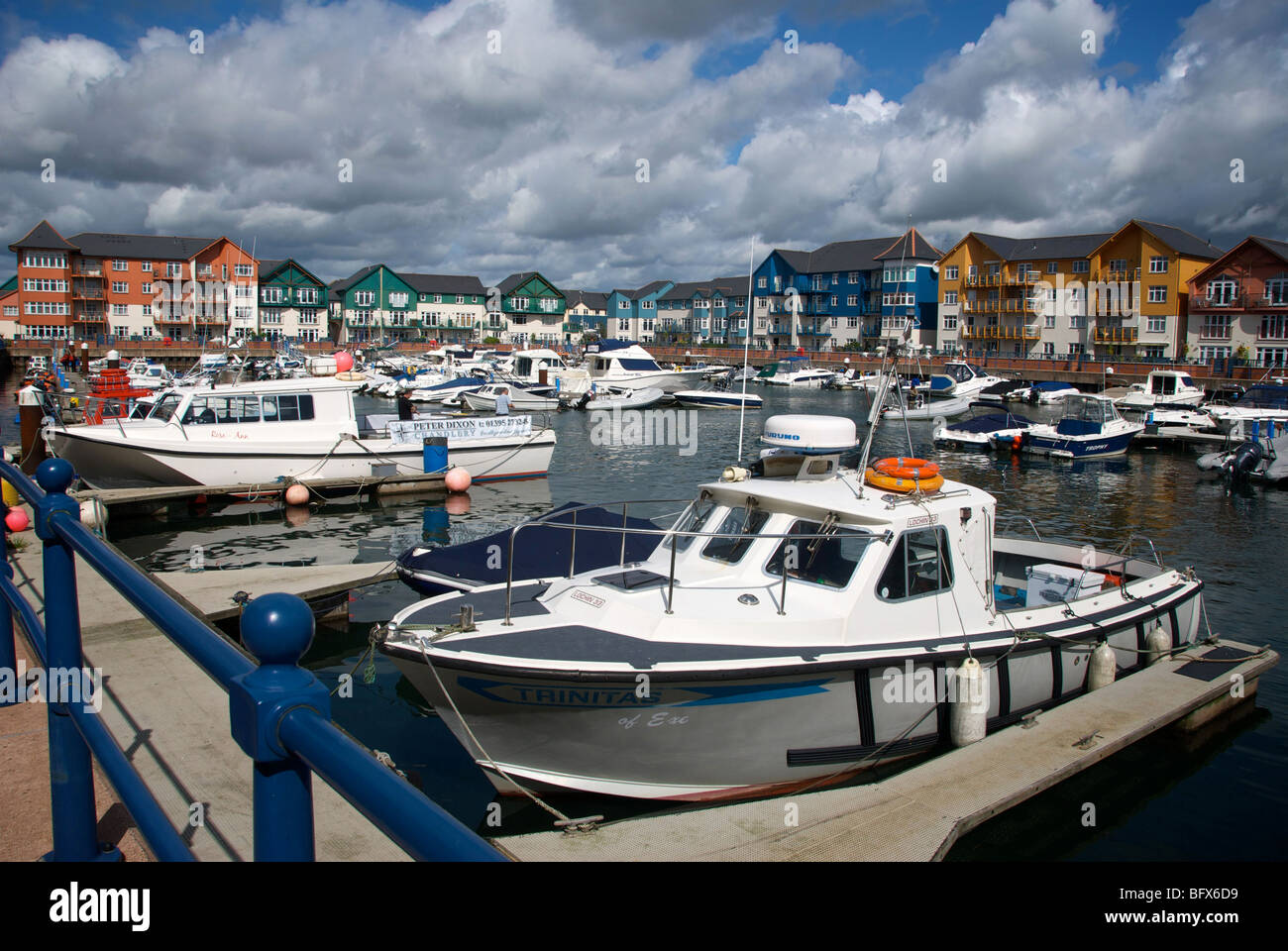 Exmouth Devon UK Harbour Harbor Marina Stock Photo Alamy