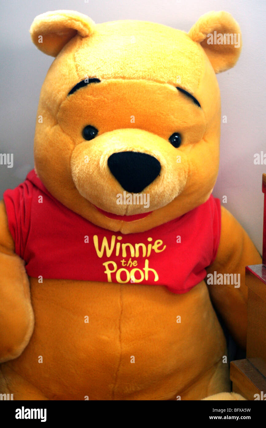 Winnie the Pooh soft toy Stock Photo