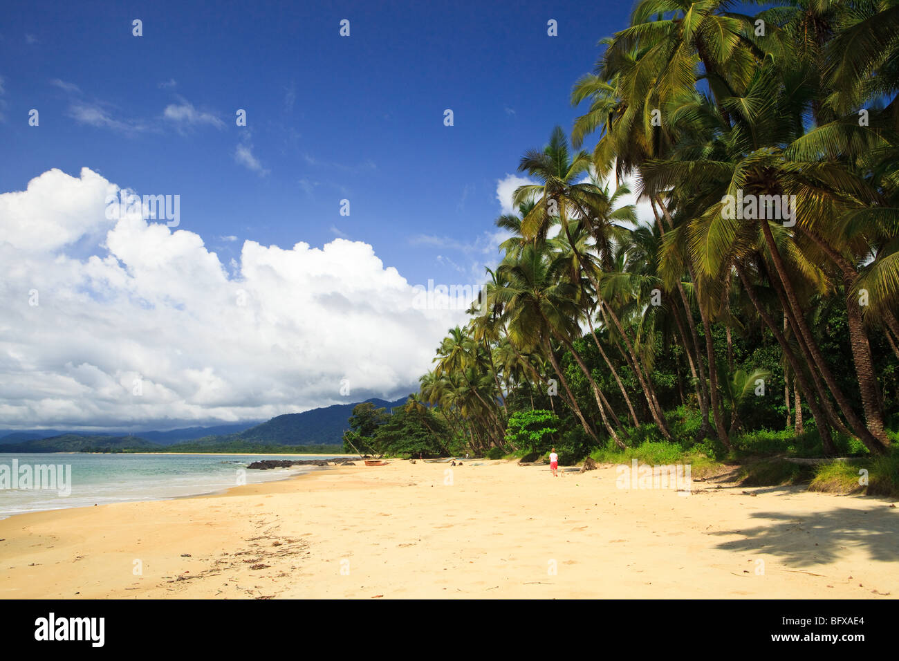 Bureh Beach, Freetown Peninsula Sierra Leone Stock Photo
