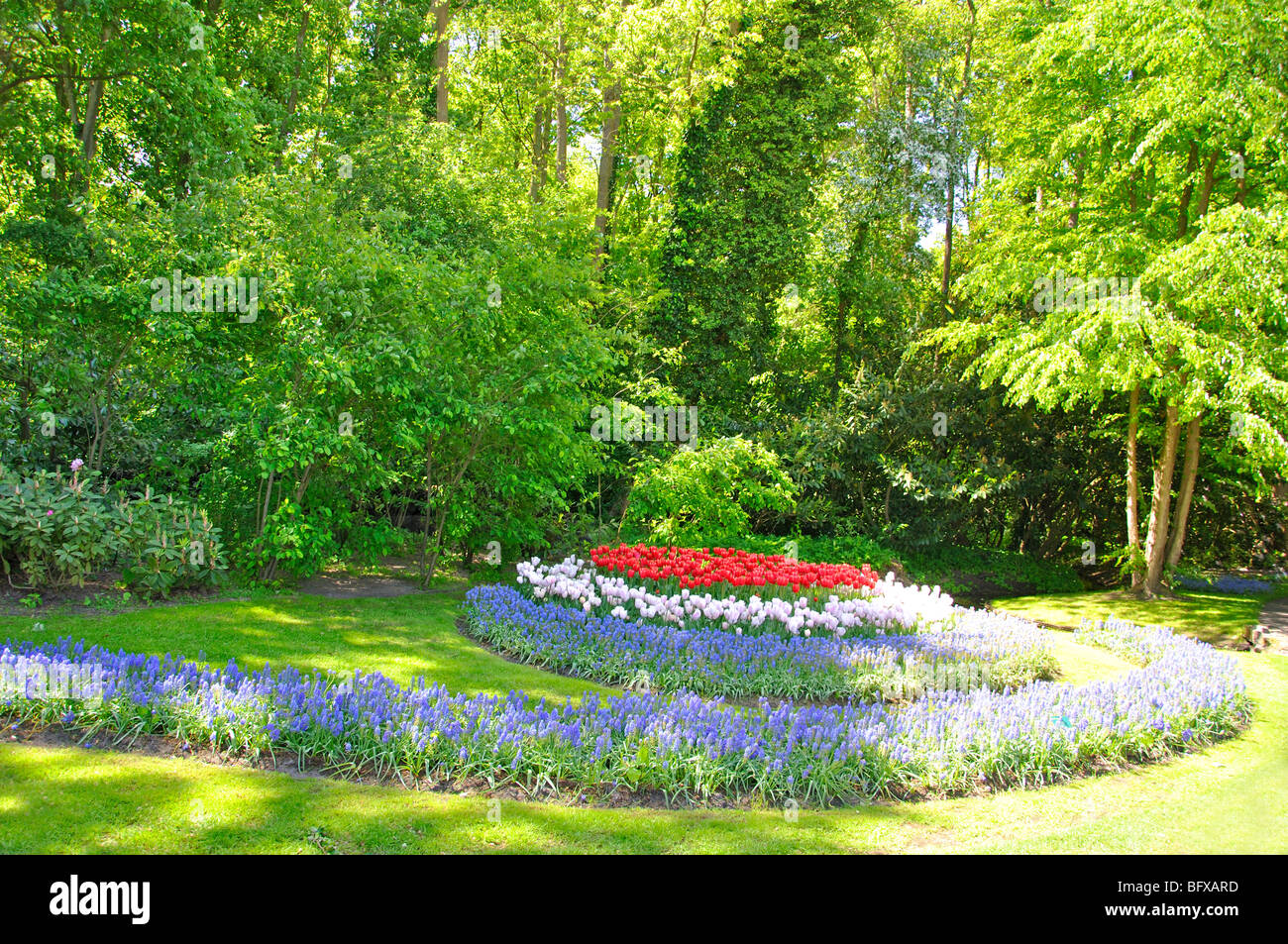 Keukenhof, Netherlands, world's largest flower park Stock Photo Alamy