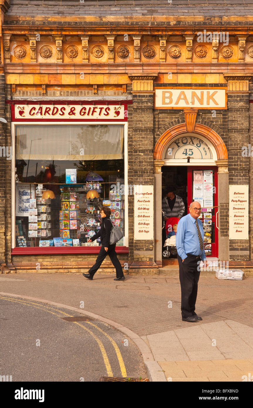 Fox's cards & gifts shop store in Halesworth,Suffolk,Uk Stock Photo Alamy