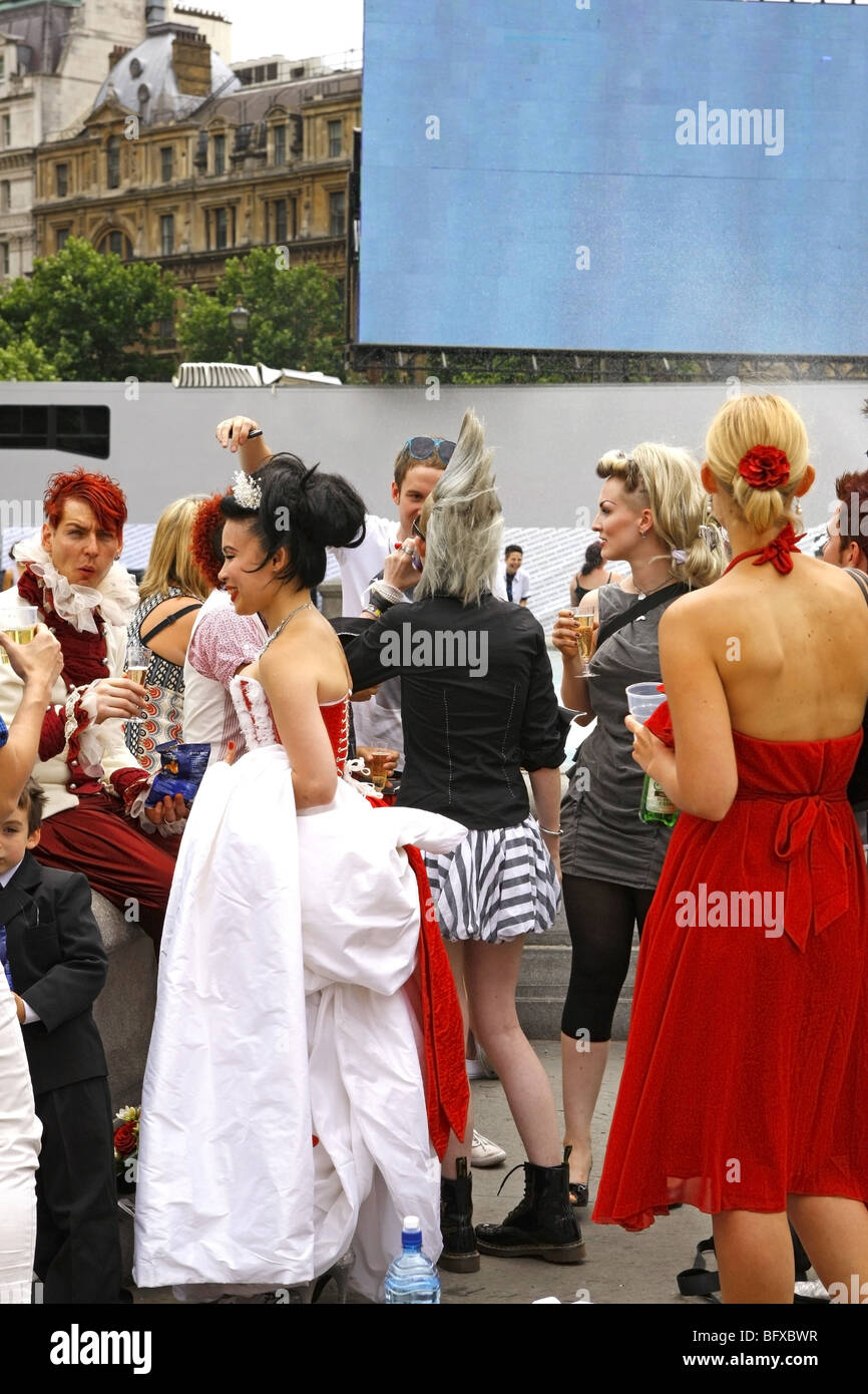 Chinese Wedding Party Friends Relatives Stock Photos Chinese